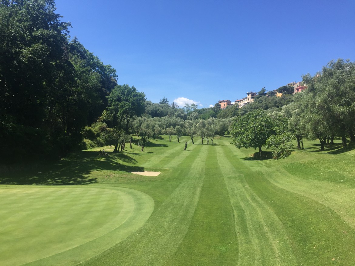 campo riservato alla manifestazione di Footgolf