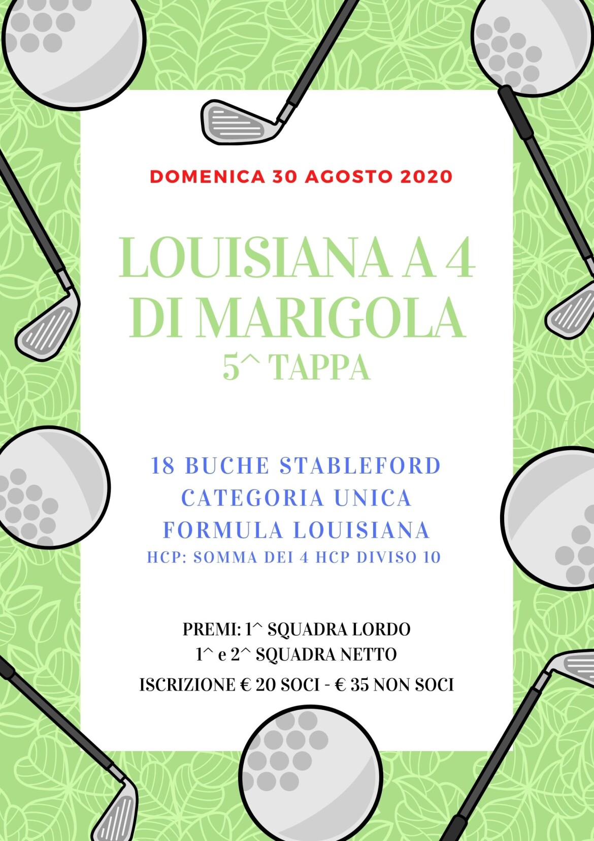 LOUISIANA A 4 DI MARIGOLA