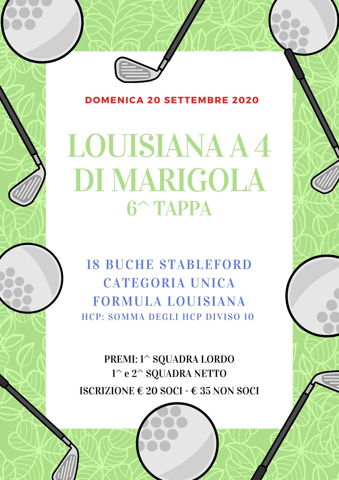 LOUISIANA A 4 DI MARIGOLA