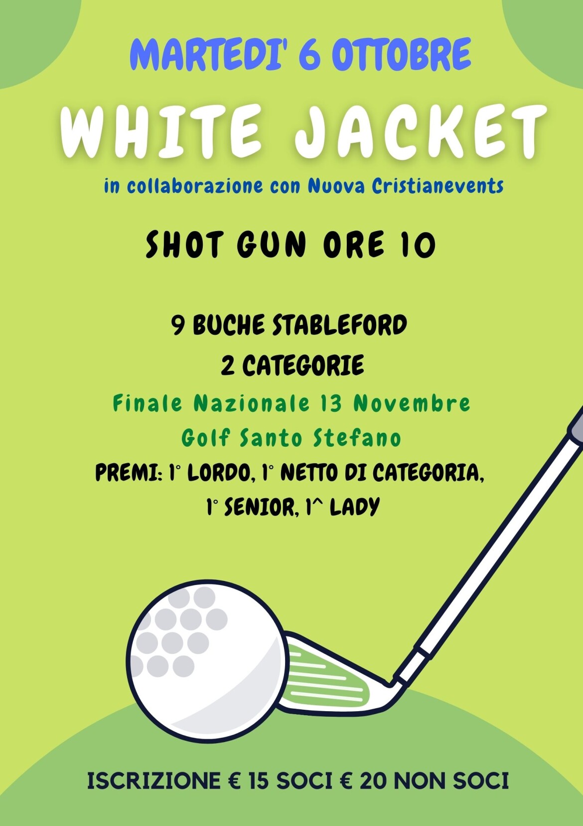 White Jacket – by Nuova Cristianevents