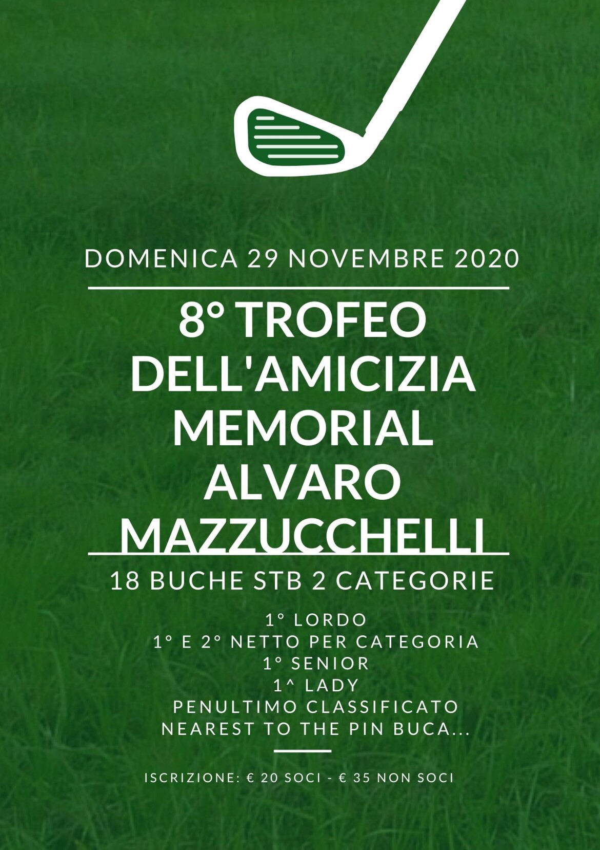 8° TROFEO DELL’AMICIZIA MEMORIAL ALVARO MAZZUCCHELLI