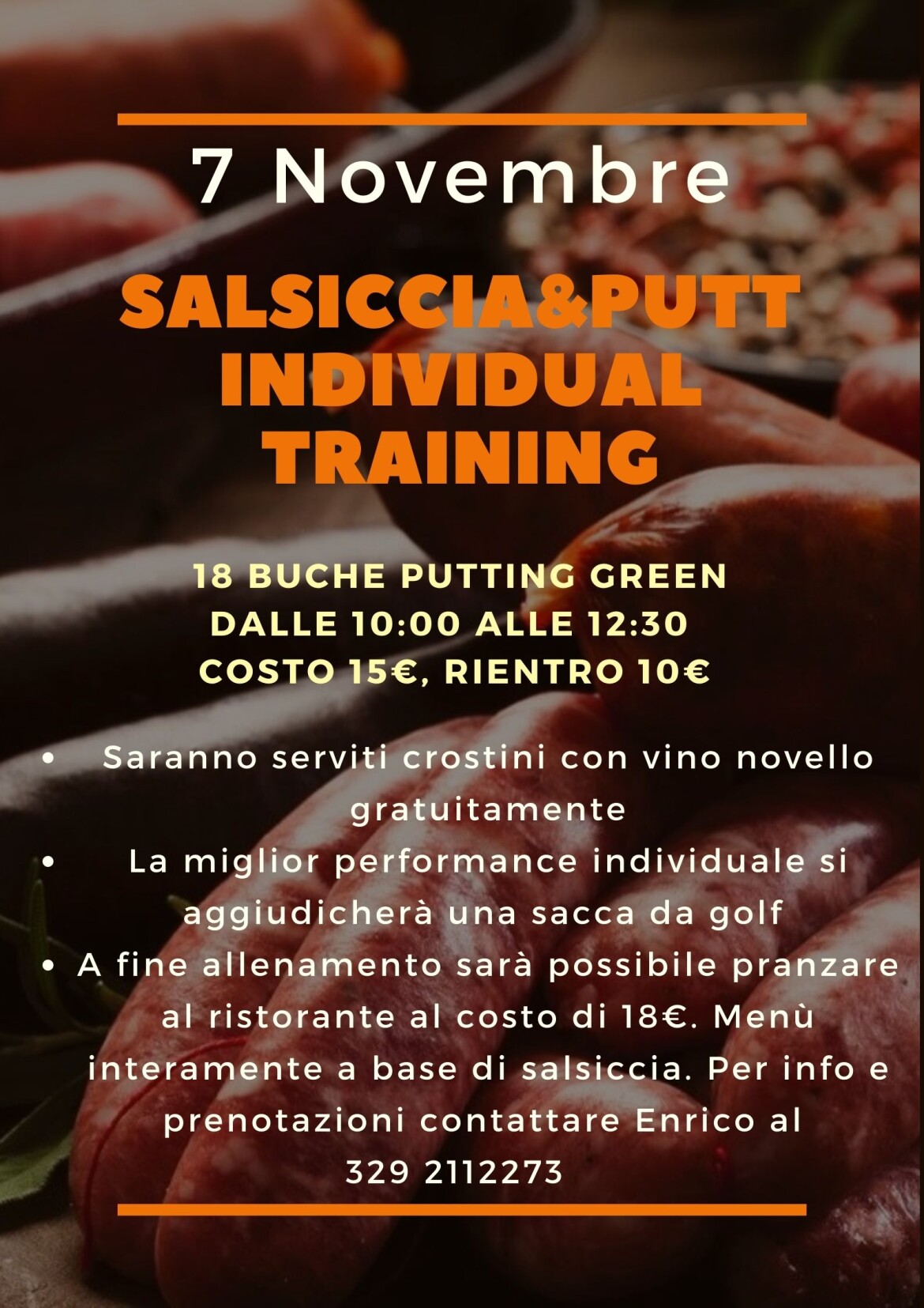 SALSICCIA&PUTT INDIVIDUAL TRAINING