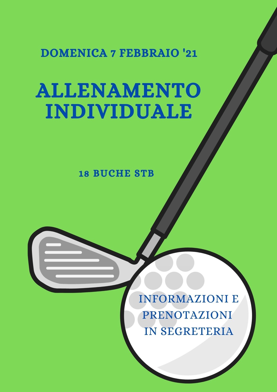 ALLENAMENTO INDIVIDUALE 7 FEBBRAIO 2021