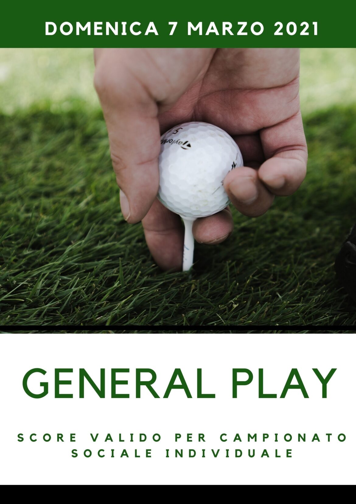 GENERAL PLAY del 7 MARZO 2021