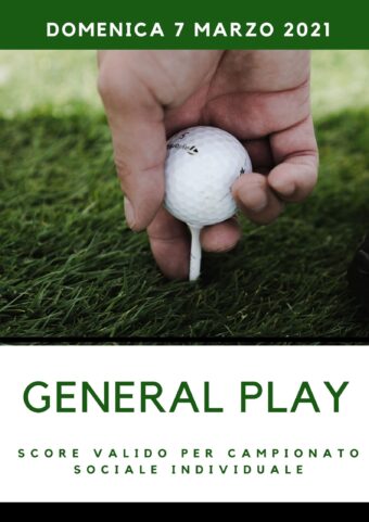 GENERAL PLAY del 7 MARZO 2021