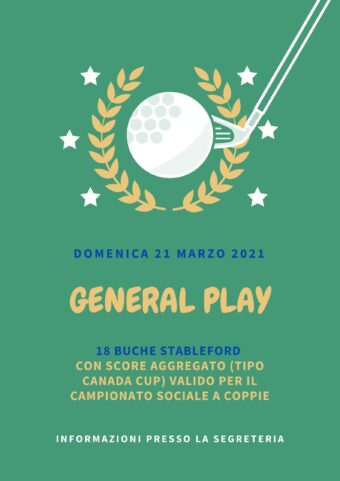 GENERAL PLAY del 21 MARZO 2021