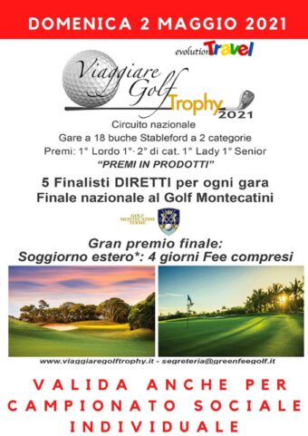 VIAGGIARE GOLF TROPHY 2 MAGGIO 2021