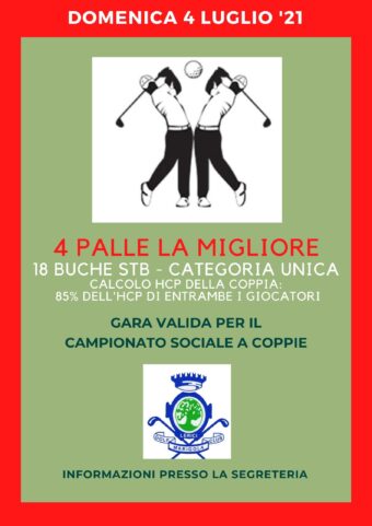 4 PALLE LA MIGLIORE – camp. soc. COPPIE