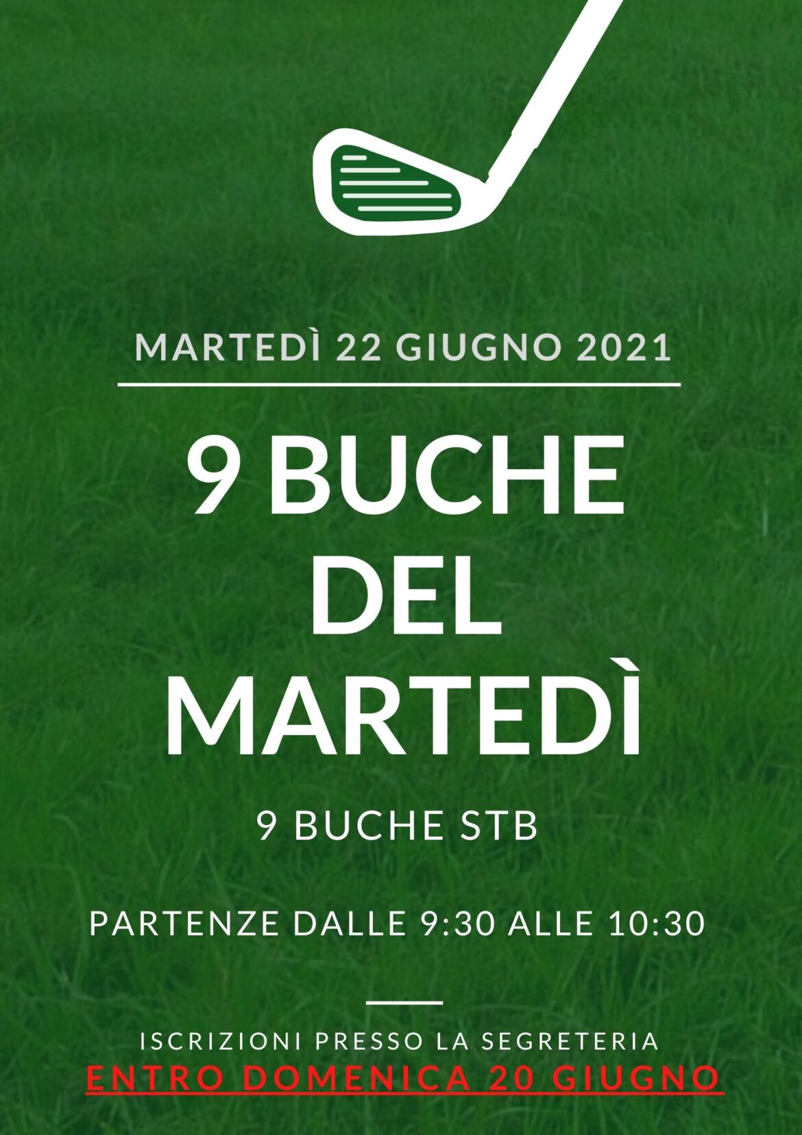 9 BUCHE DEL MARTEDì 22 GIUGNO 2021