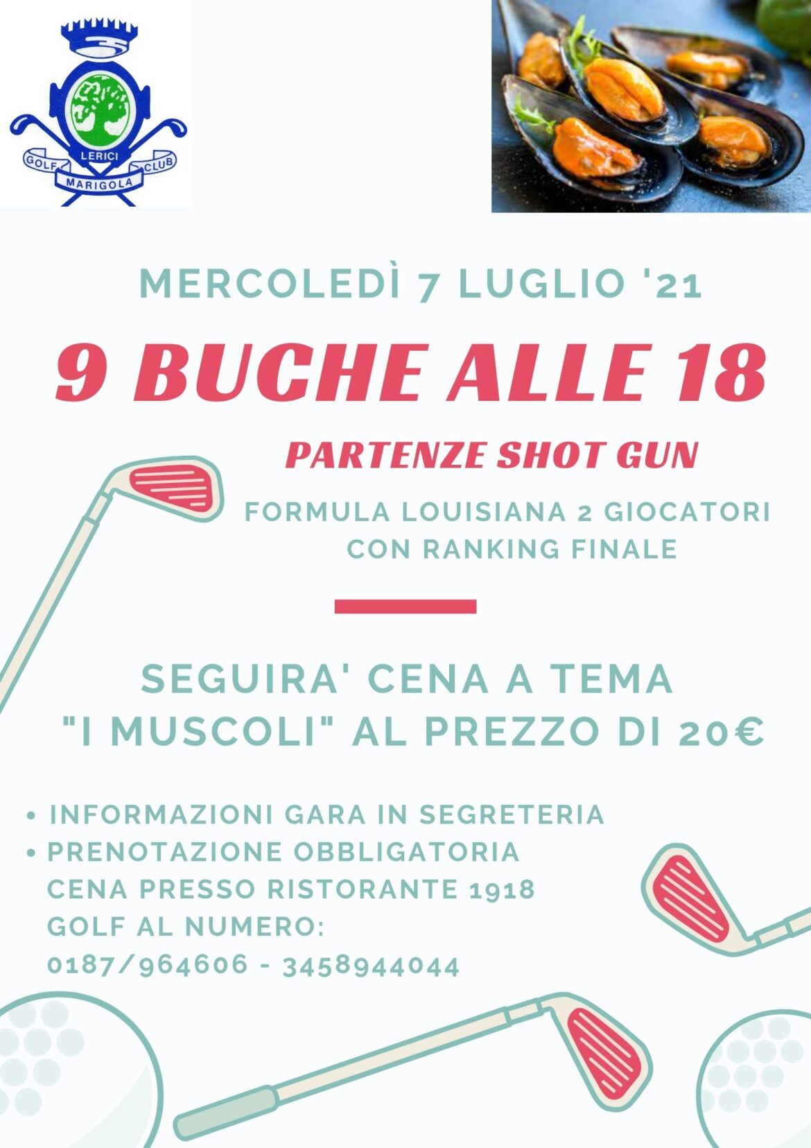 9 BUCHE ALLE 18 – PARTENZE SHOT GUN del 7 luglio 2021