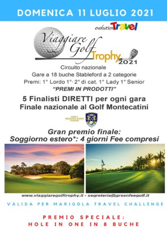 VIAGGIARE GOLF TROPHY 11 LUGLIO 2021