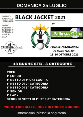 BLACK JACKET by Cristianevents del 25 luglio 2021