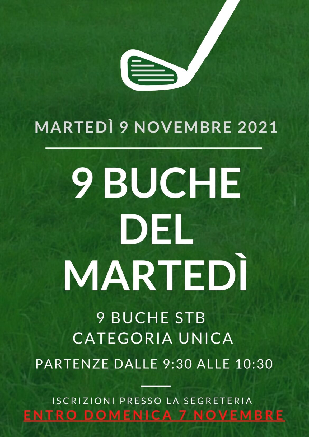 9 BUCHE DEL MARTEDI’ – 9 NOVEMBRE 2021