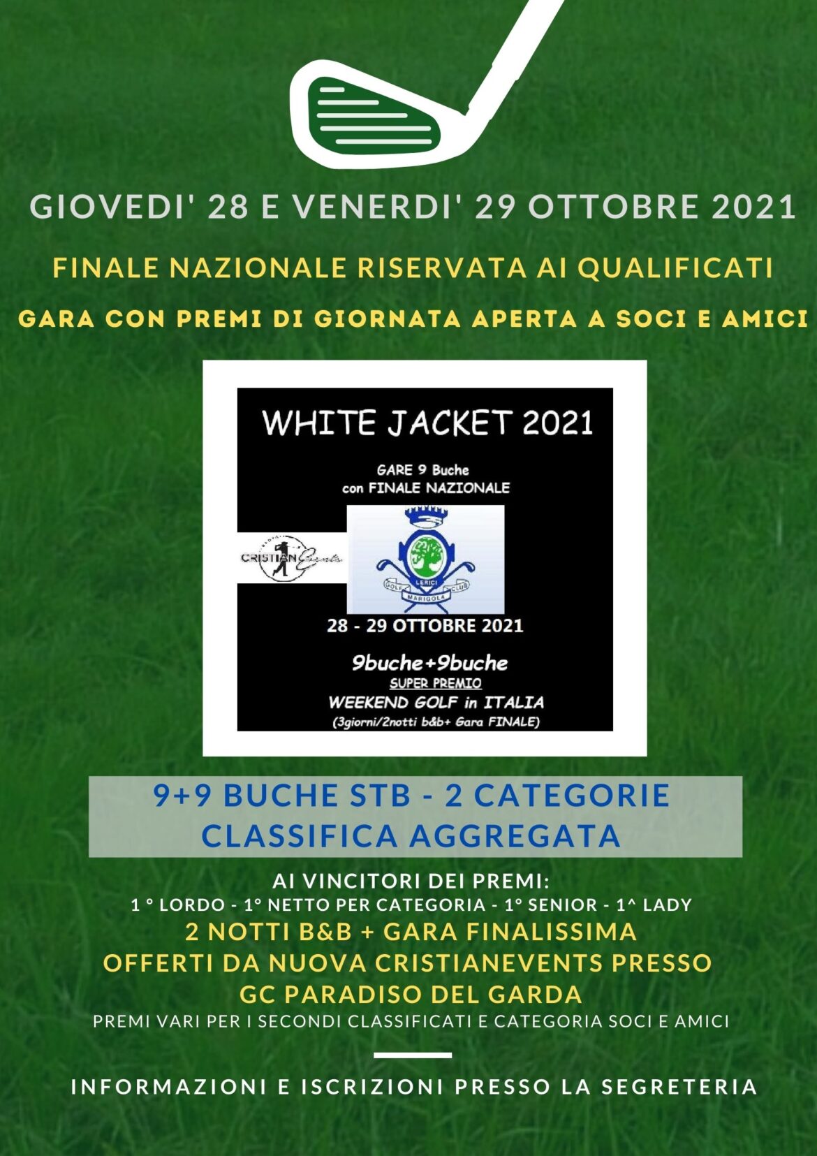 FINALI WHITE JACKET by Nuova Cristianevents  – 28 e 29 ottobre 2021