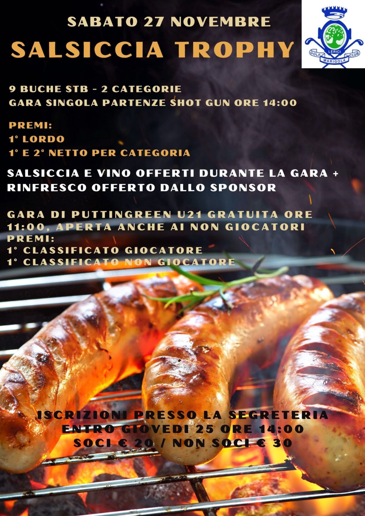 SALSICCIA TROPHY – RINVIATA a data da destinarsi