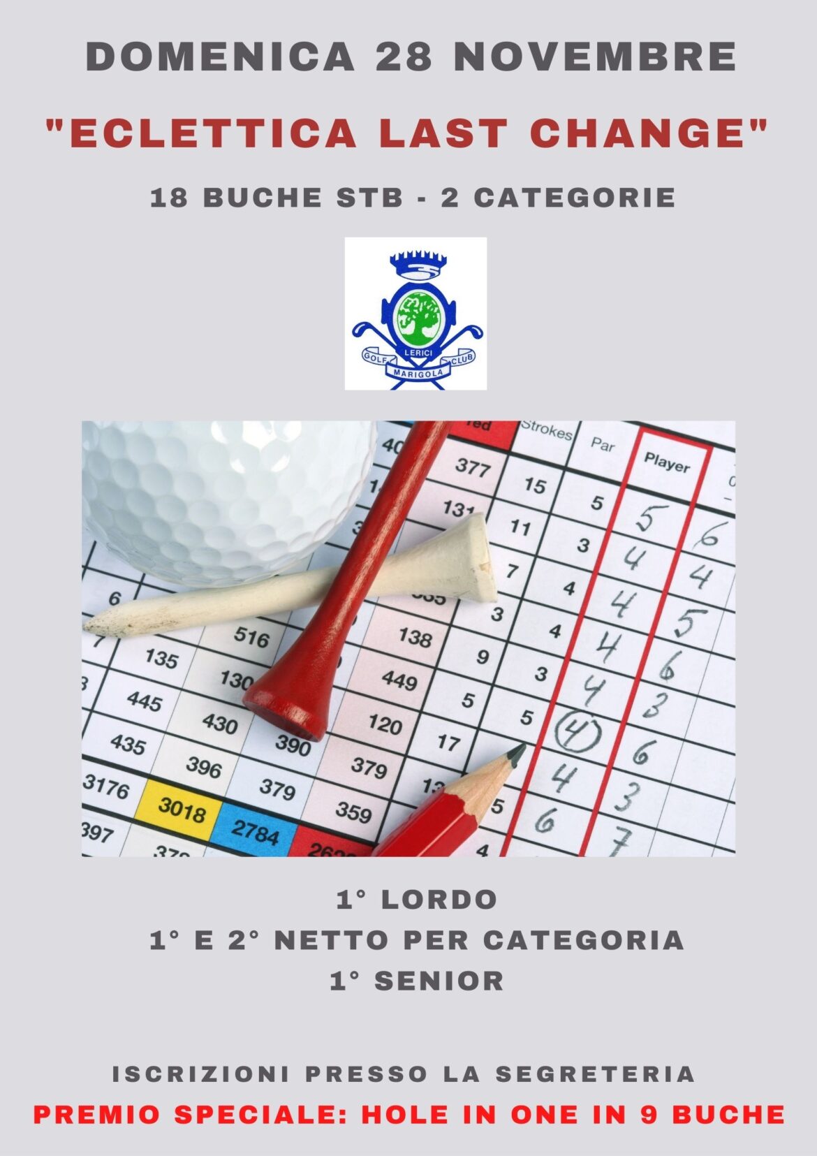 “ECLETTICA LAST CHANGE” – domenica 28 novembre 2021