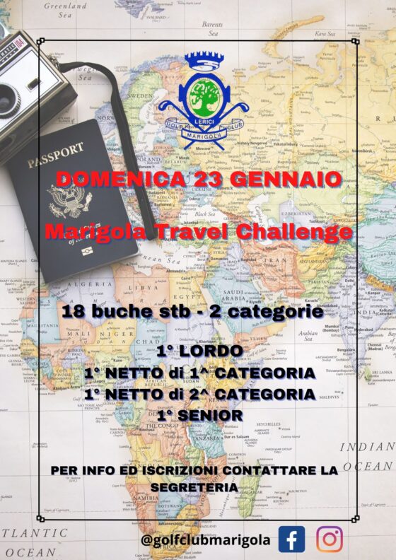Marigola Travel Challenge – domenica 23 gennaio 2022