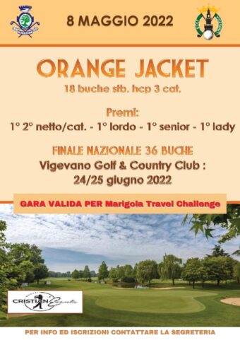 ORANGE JACKET (MARIGOLA TRAVEL CHALLENGE) – domenica 8 maggio 2022