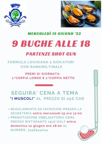 9 BUCHE ALLE 18 – SHOT GUN mercoledì 15 giugno