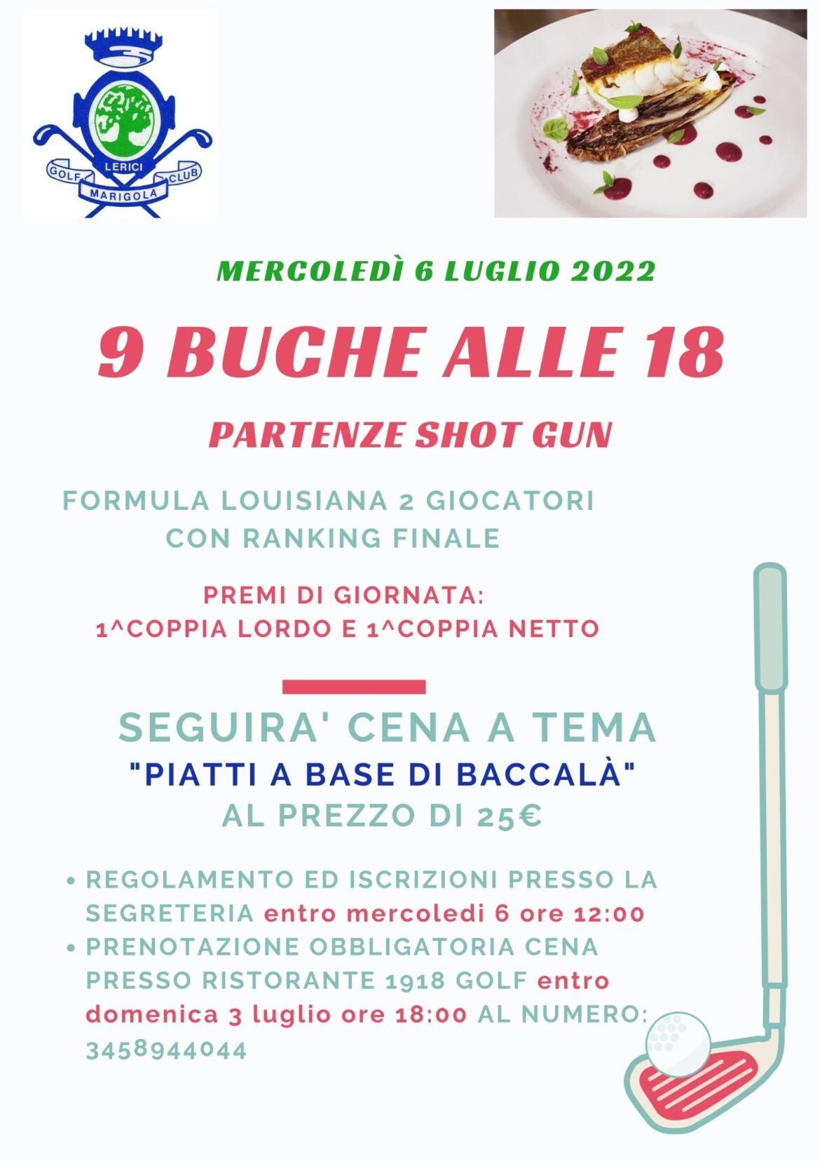 9 BUCHE ALLE 18 – SHOT GUN mercoledì 6 luglio