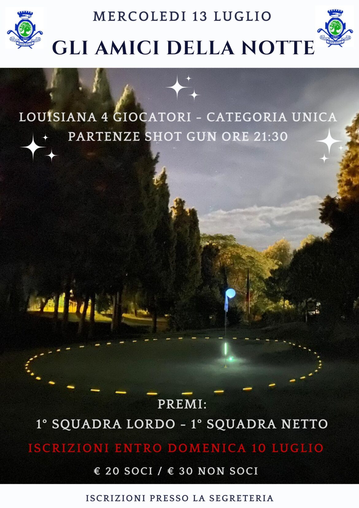 GLI AMICI DELLA NOTTE – gara NOTTURNA