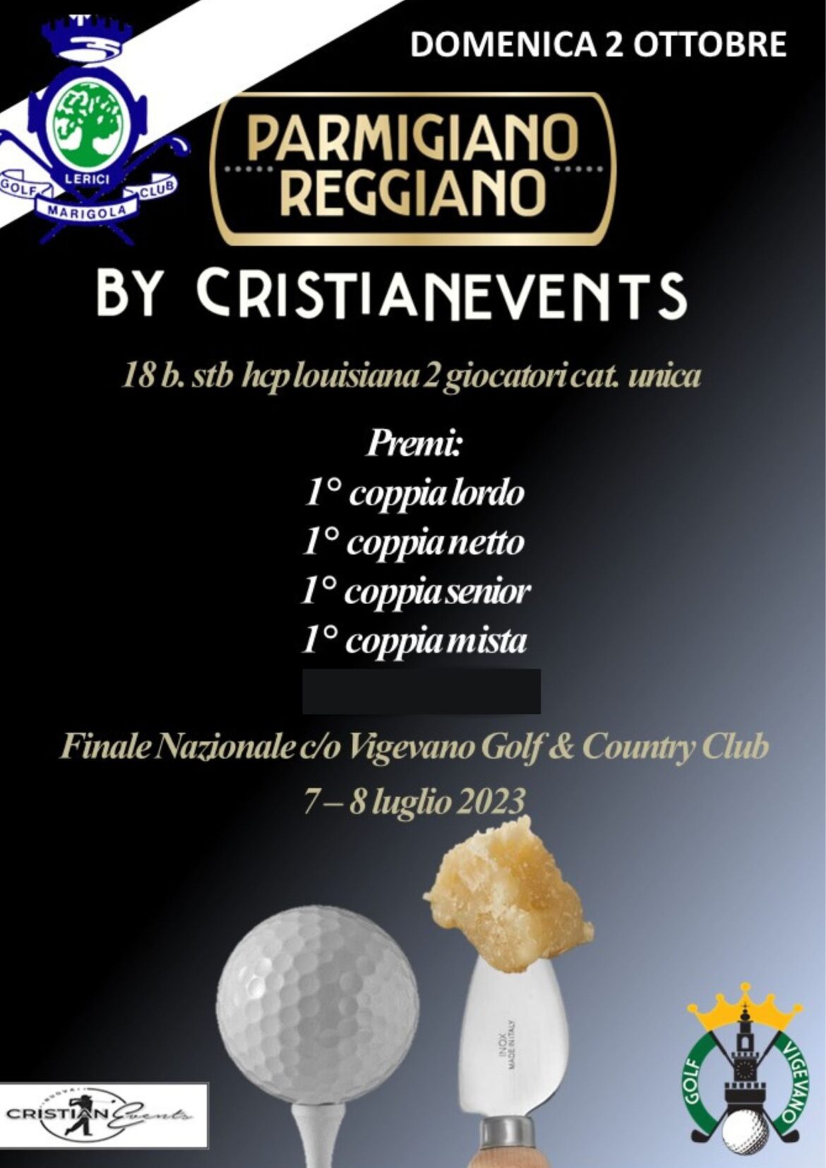 LOUISIANA DEL PARMIGIANO – domenica 2 ottobre 2022
