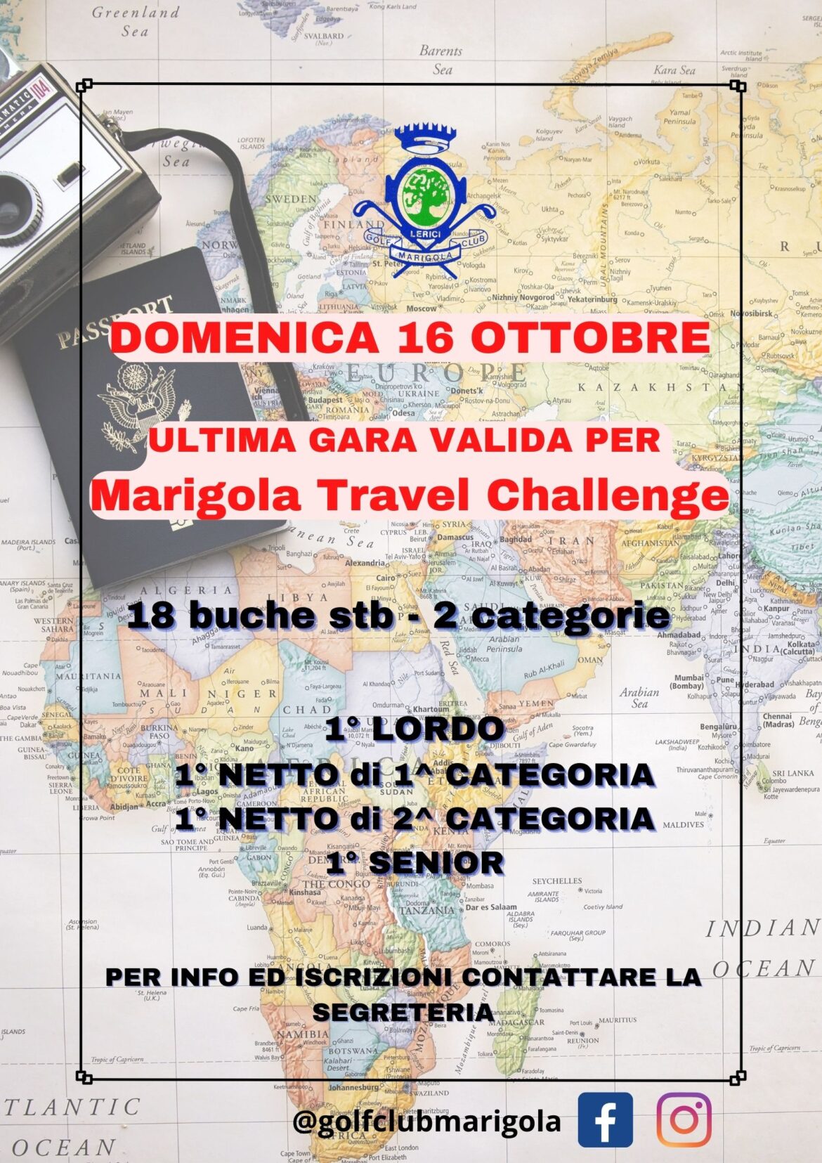 Marigola Travel Challenge – domenica 16 ottobre 2022