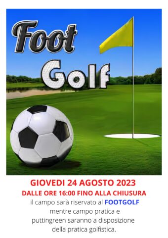 FOOTGOLF giovedì 24 agosto 2023