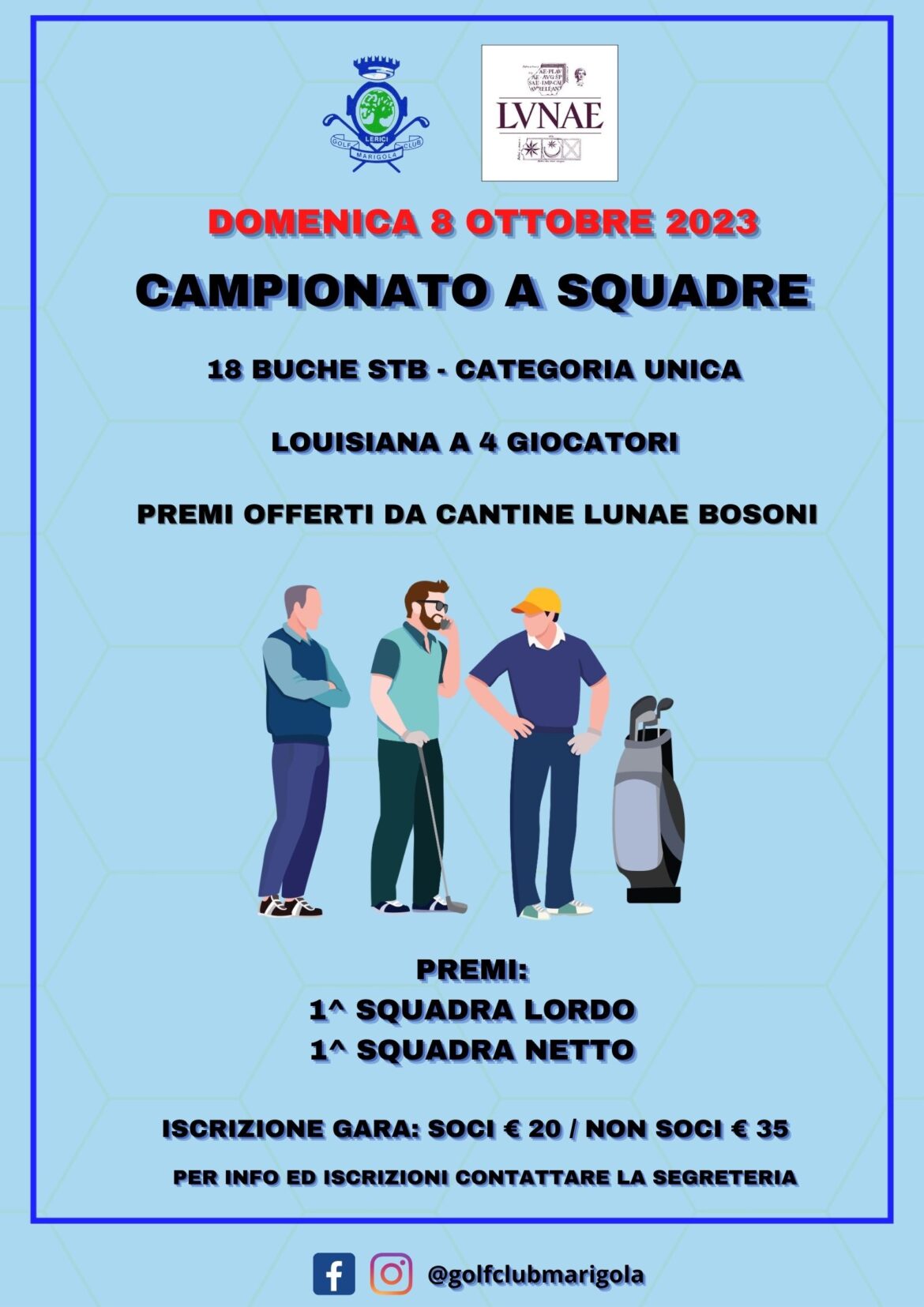 CAMPIONATO A SQUADRE – domenica 8 ottobre 2023