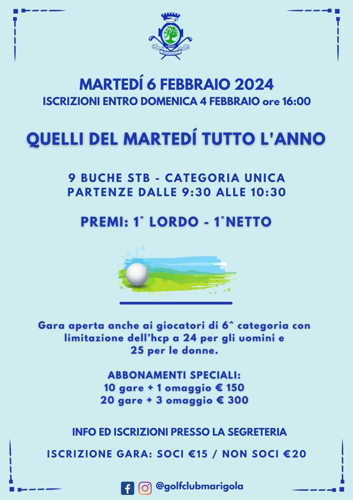 QUELLI DEL MARTEDÍ – 6 FEBBRAIO 2024