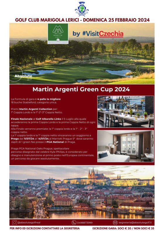 Martin Argenti Green Cup – domenica 25 febbraio 2024