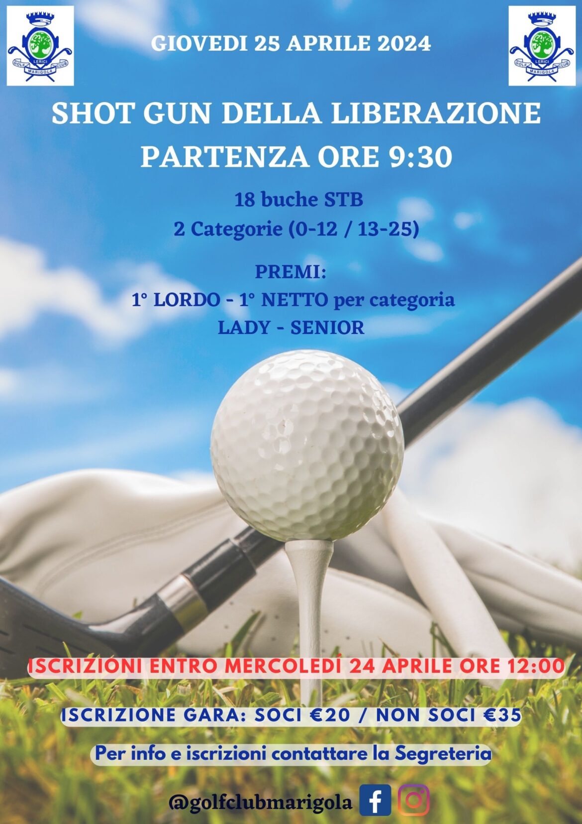 SHOT GUN DELLA LIBERAZIONE – 25 APRILE 2024 – ORE 9:30