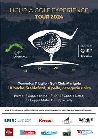 LIGURIA GOLF EXPERIENCE TOUR 2024 – domenica 7 luglio 2024