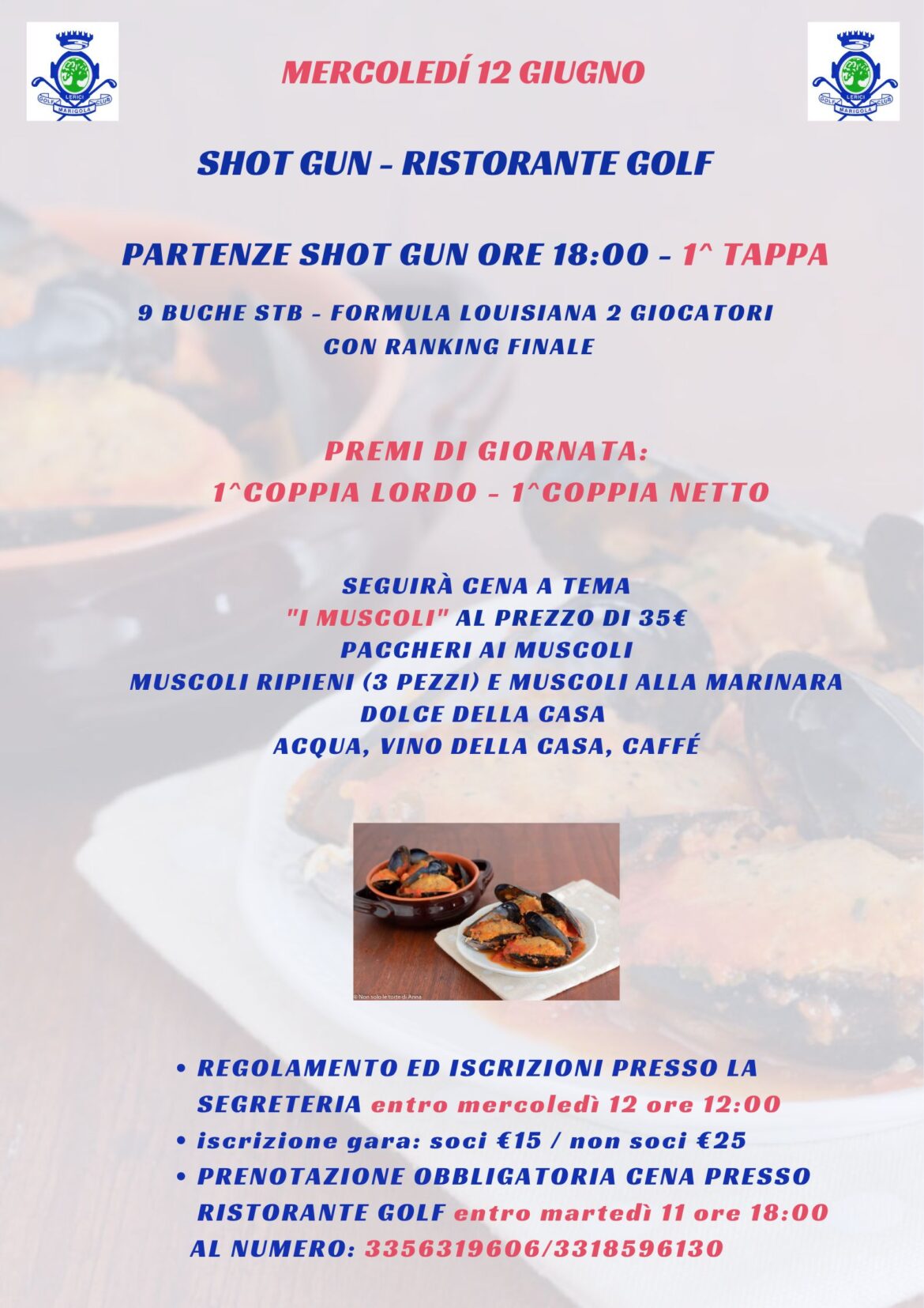 9 BUCHE ALLE 18 – SHOT GUN mercoledì 12 giugno 2024