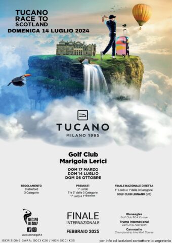 TUCANO RACE TO SCOTLAND – Marigola Travel Challenge- domenica 14 luglio 2024