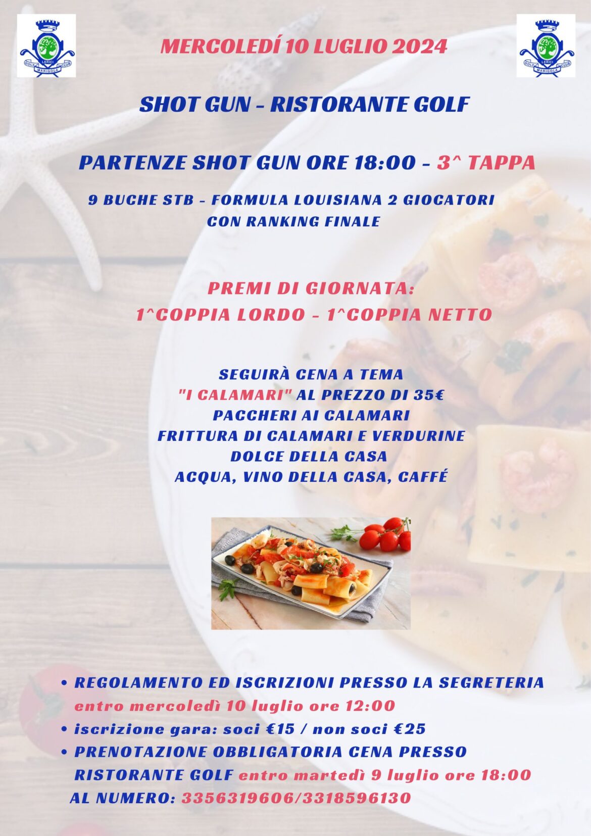 9 BUCHE ALLE 18 – SHOT GUN mercoledì 10 luglio 2024