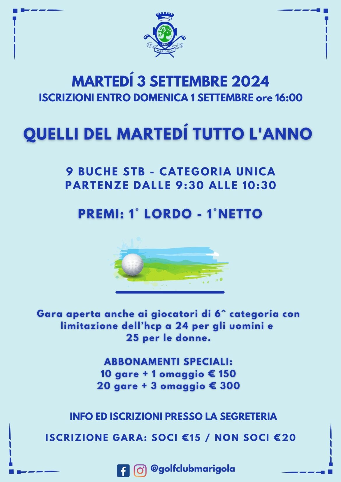 QUELLI DEL MARTEDÍ – 3 settembre 2024