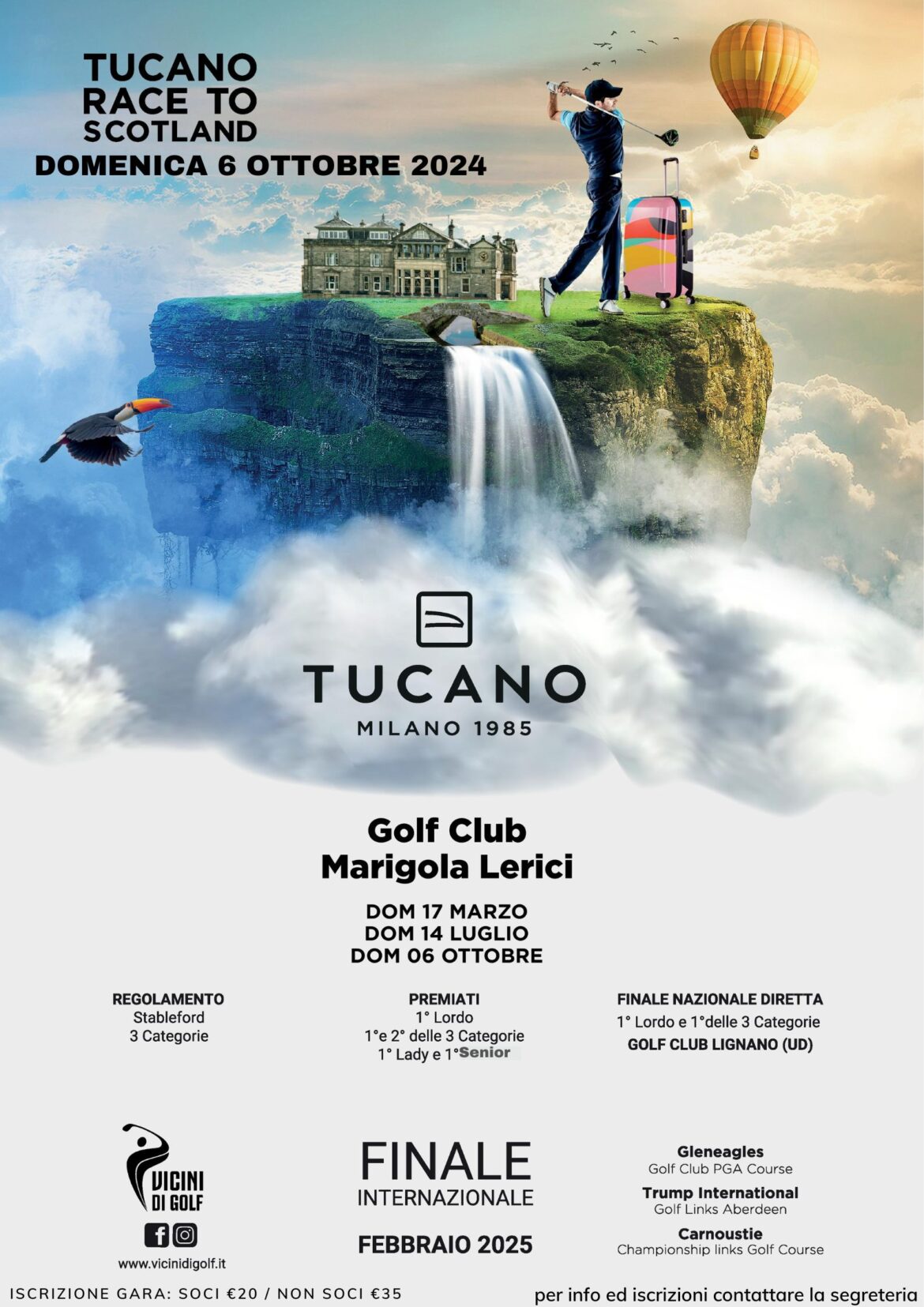 TUCANO RACE TO SCOTLAND – domenica 6 ottobre 2024
