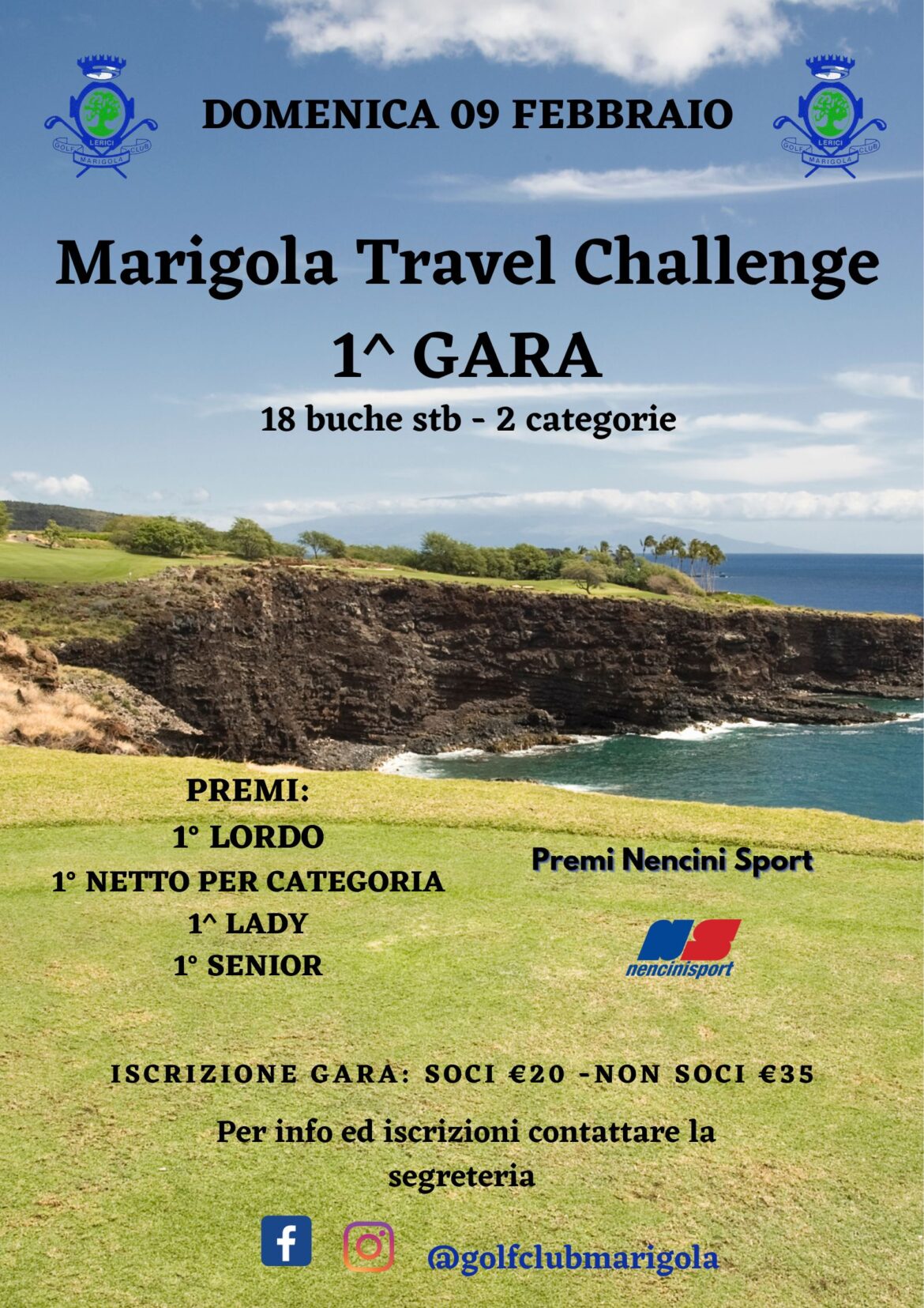 Marigola Travel Challenge – domenica 09 Febbraio 2025