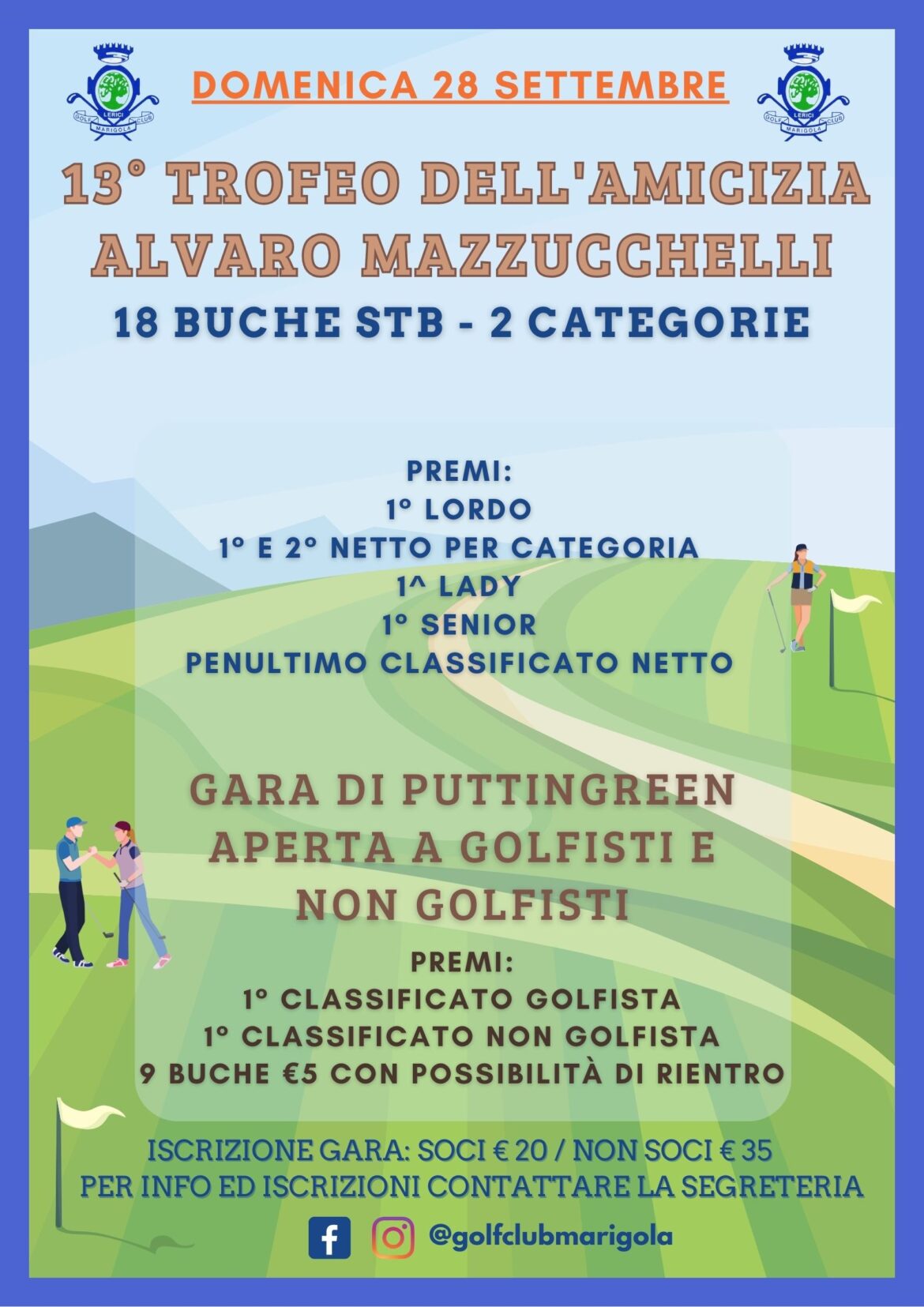 13° Trofeo dell’Amicizia Alvaro Mazzucchelli – domenica 28 settembre 2025